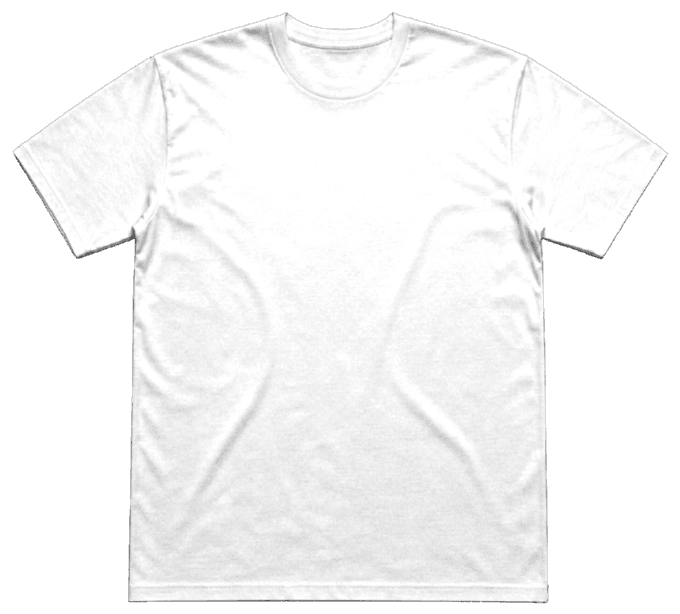 T-shirt blanc vu de face