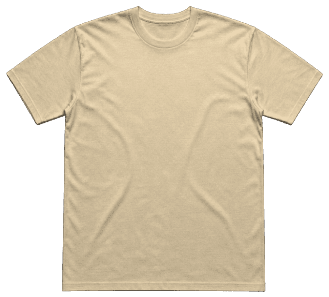 T-shirt sable vu de face